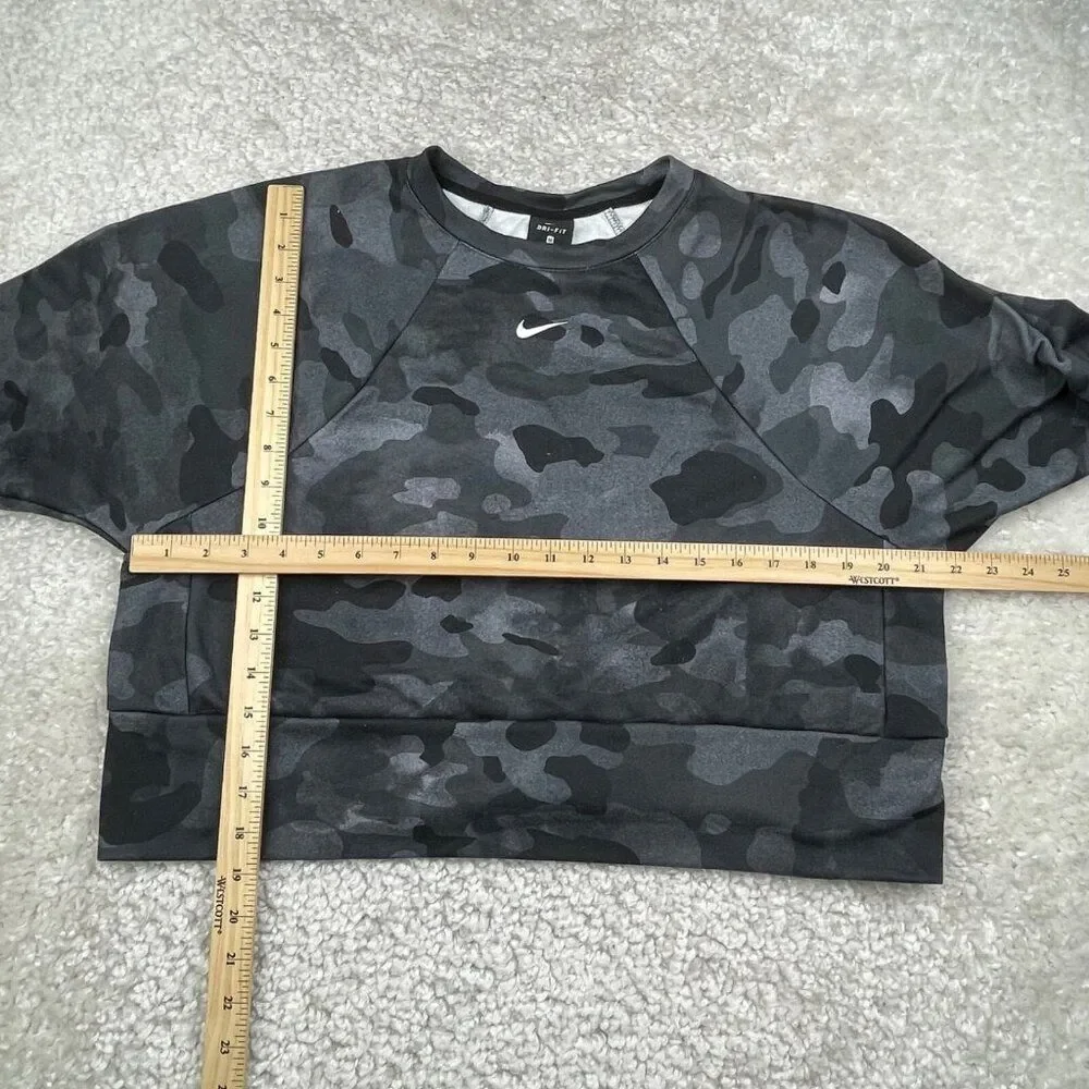 Nike Dri Fit Sportswear Camo Training Top Sweatshirt